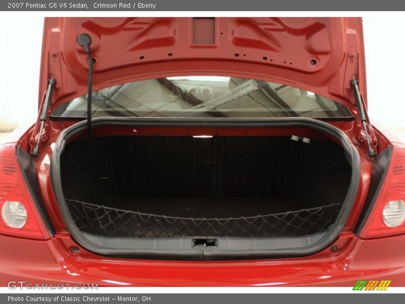 Crimson Red / Ebony 2007 Pontiac G6 V6 Sedan