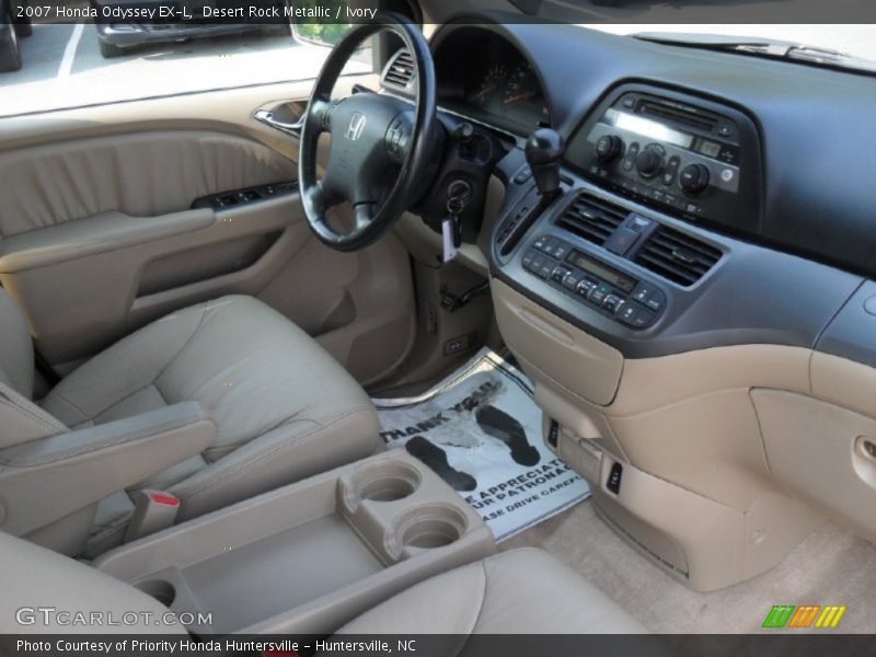 Desert Rock Metallic / Ivory 2007 Honda Odyssey EX-L