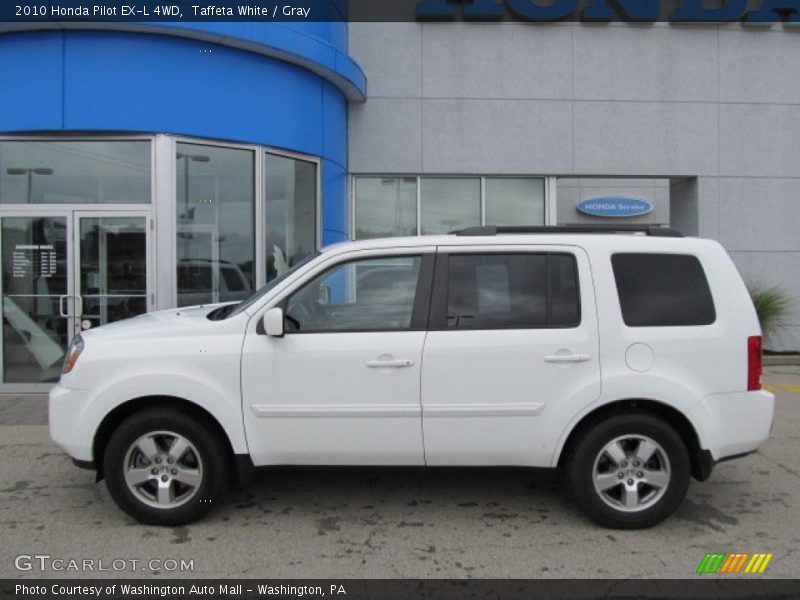 Taffeta White / Gray 2010 Honda Pilot EX-L 4WD