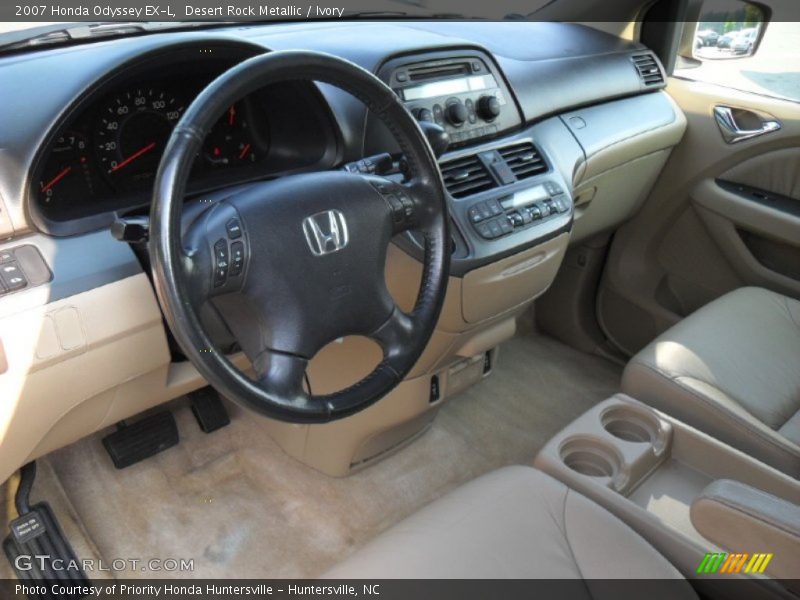 Desert Rock Metallic / Ivory 2007 Honda Odyssey EX-L