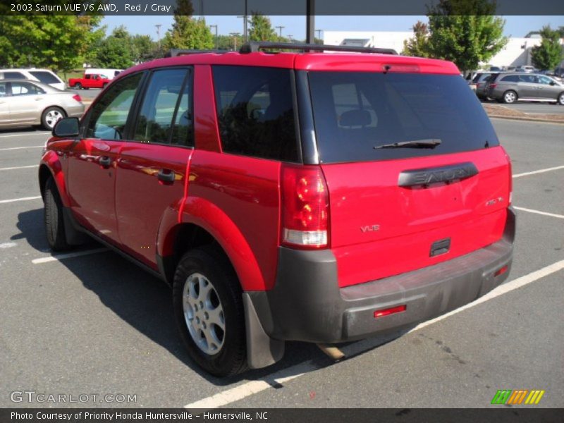 Red / Gray 2003 Saturn VUE V6 AWD