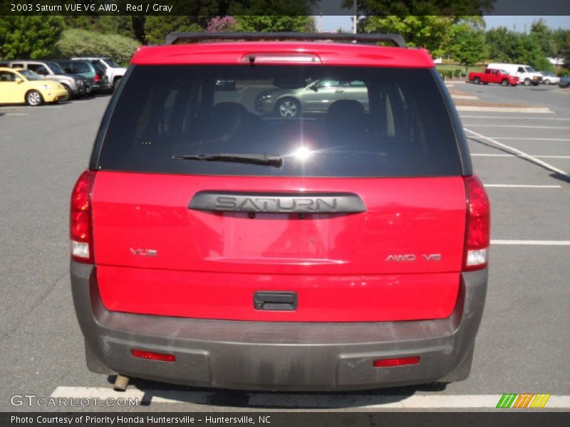 Red / Gray 2003 Saturn VUE V6 AWD