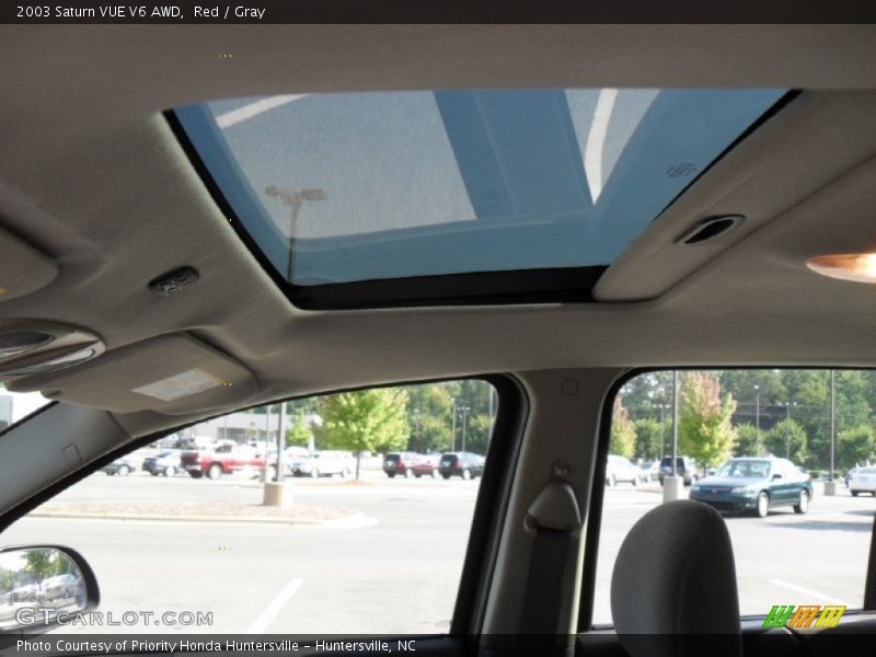 Red / Gray 2003 Saturn VUE V6 AWD