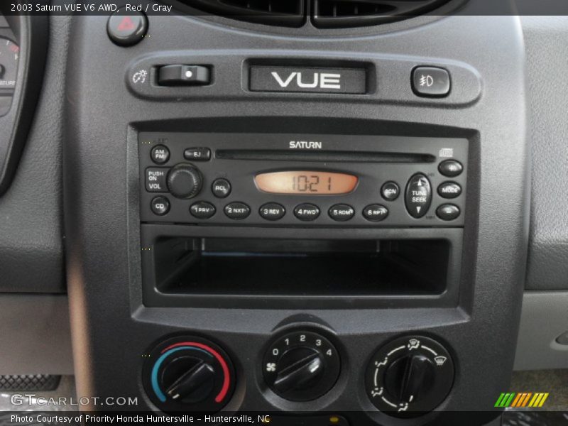 Red / Gray 2003 Saturn VUE V6 AWD