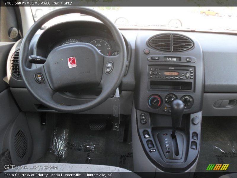 Red / Gray 2003 Saturn VUE V6 AWD