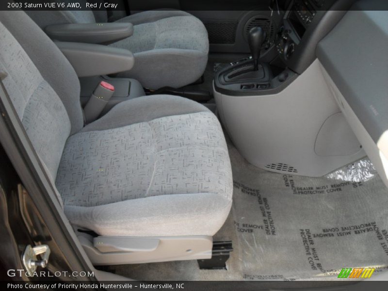 Red / Gray 2003 Saturn VUE V6 AWD