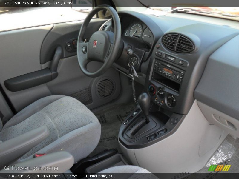 Red / Gray 2003 Saturn VUE V6 AWD