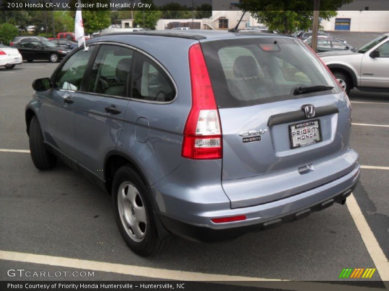 Glacier Blue Metallic / Gray 2010 Honda CR-V LX