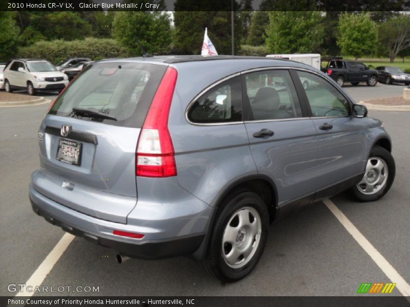 Glacier Blue Metallic / Gray 2010 Honda CR-V LX