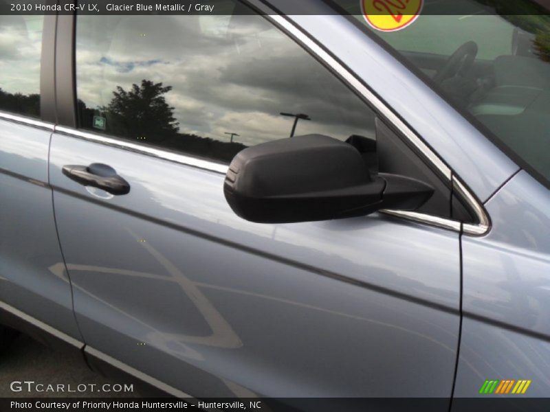 Glacier Blue Metallic / Gray 2010 Honda CR-V LX