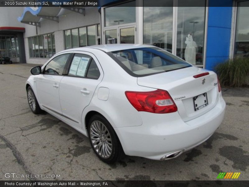 White Water Pearl / Beige 2010 Suzuki Kizashi SLS