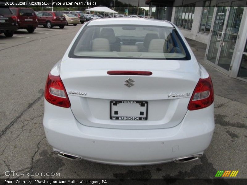 White Water Pearl / Beige 2010 Suzuki Kizashi SLS