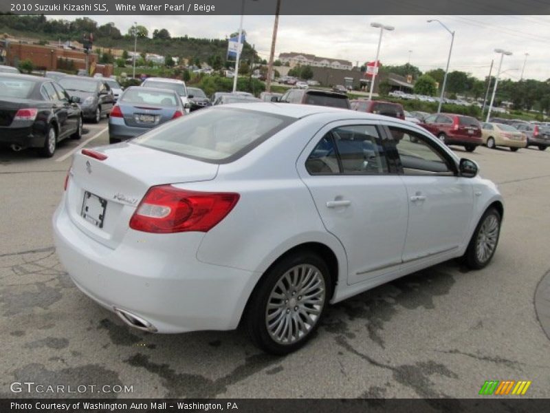 White Water Pearl / Beige 2010 Suzuki Kizashi SLS