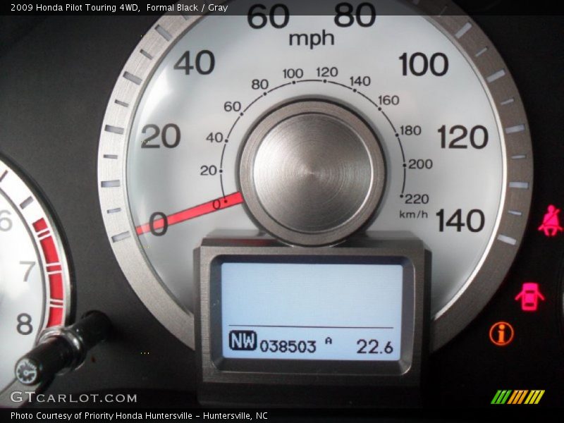 Formal Black / Gray 2009 Honda Pilot Touring 4WD