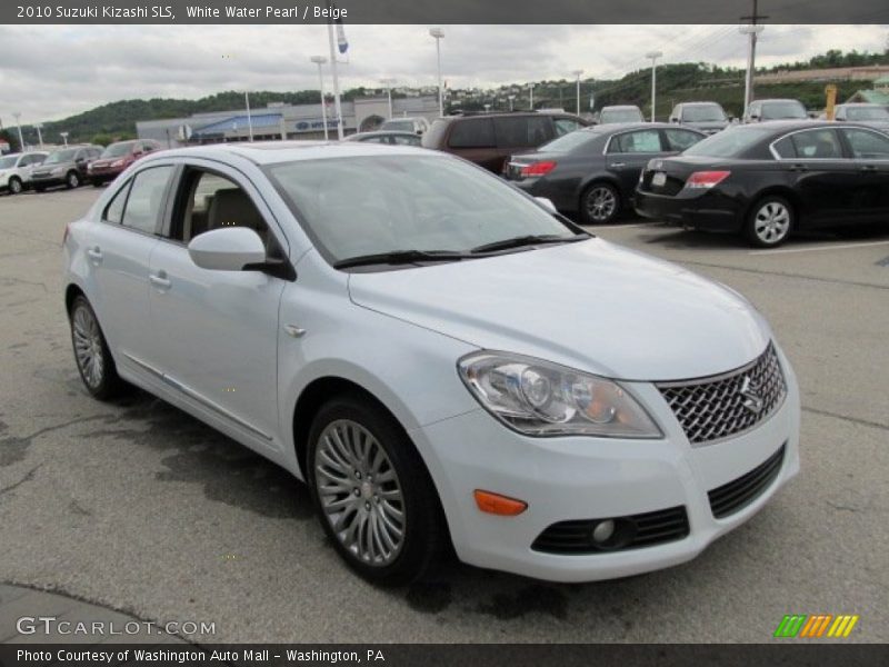 White Water Pearl / Beige 2010 Suzuki Kizashi SLS