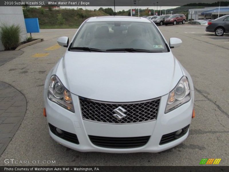 White Water Pearl / Beige 2010 Suzuki Kizashi SLS