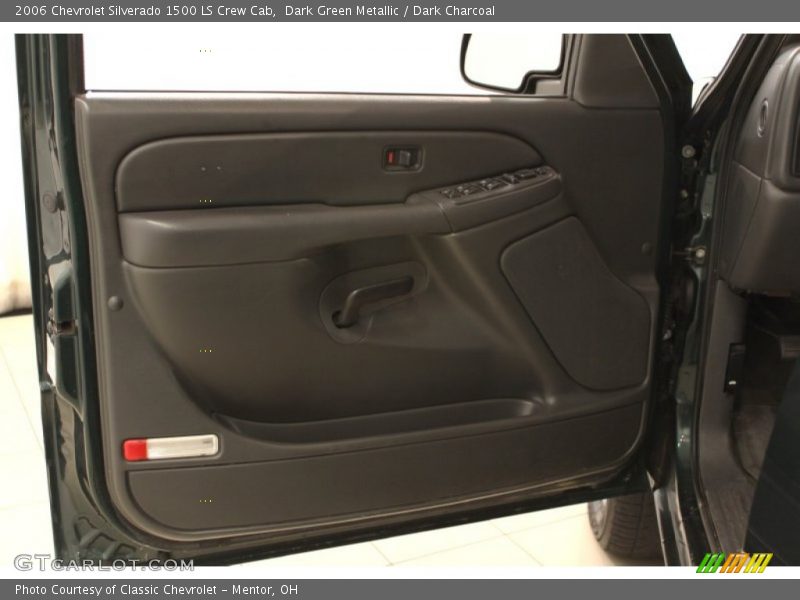 Dark Green Metallic / Dark Charcoal 2006 Chevrolet Silverado 1500 LS Crew Cab