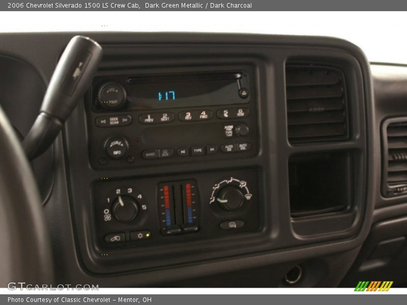 Dark Green Metallic / Dark Charcoal 2006 Chevrolet Silverado 1500 LS Crew Cab