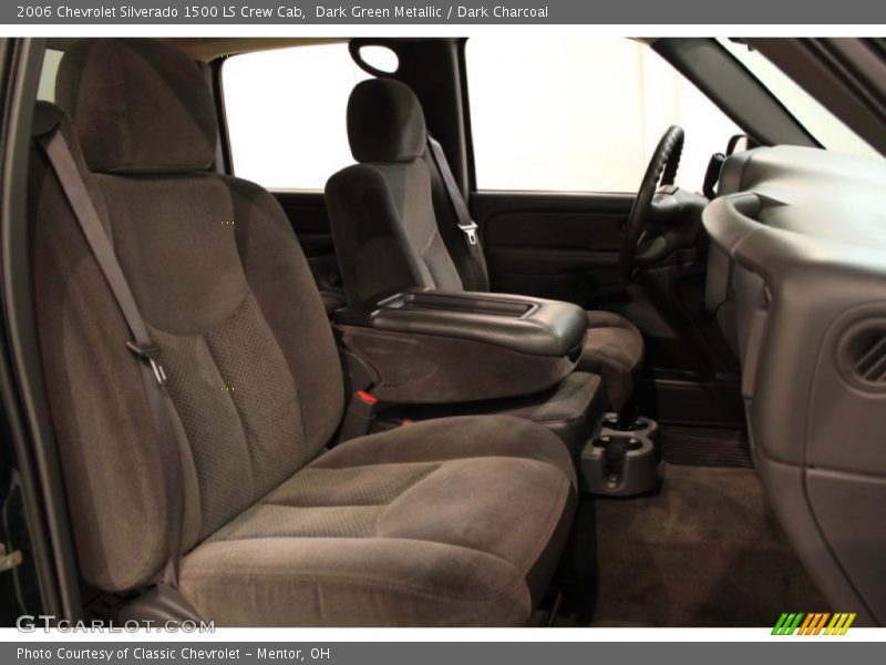 Dark Green Metallic / Dark Charcoal 2006 Chevrolet Silverado 1500 LS Crew Cab