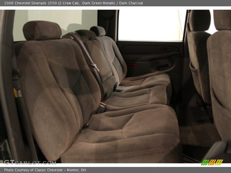 Dark Green Metallic / Dark Charcoal 2006 Chevrolet Silverado 1500 LS Crew Cab