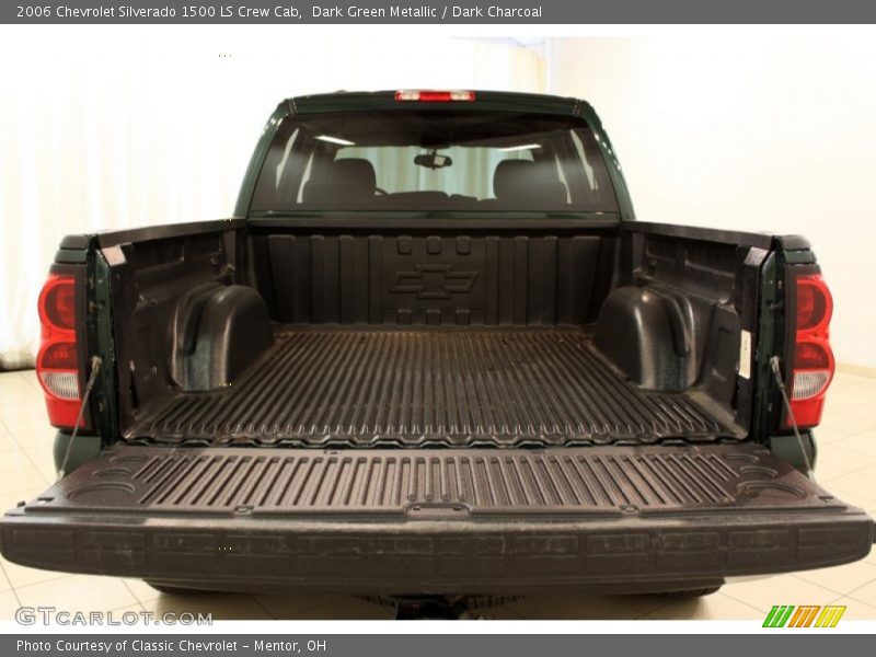 Dark Green Metallic / Dark Charcoal 2006 Chevrolet Silverado 1500 LS Crew Cab