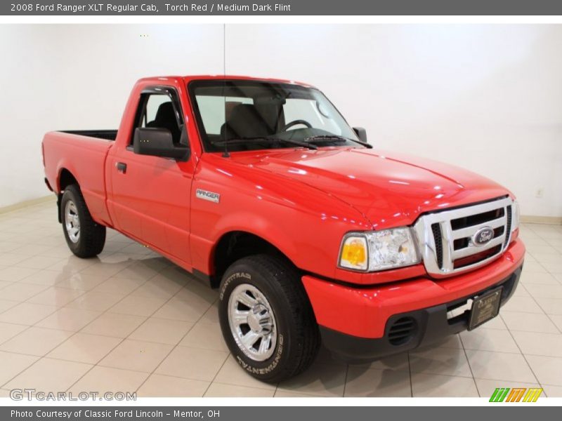 Torch Red / Medium Dark Flint 2008 Ford Ranger XLT Regular Cab