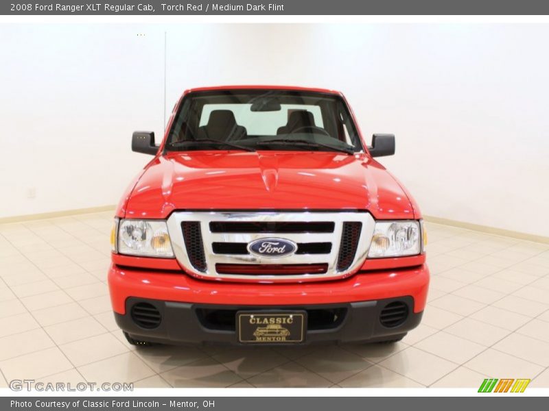 Torch Red / Medium Dark Flint 2008 Ford Ranger XLT Regular Cab