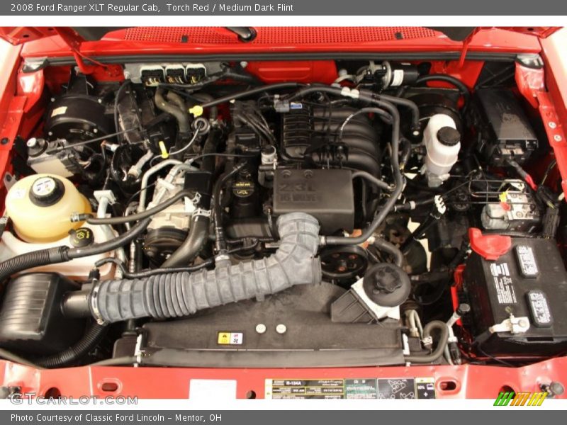Torch Red / Medium Dark Flint 2008 Ford Ranger XLT Regular Cab