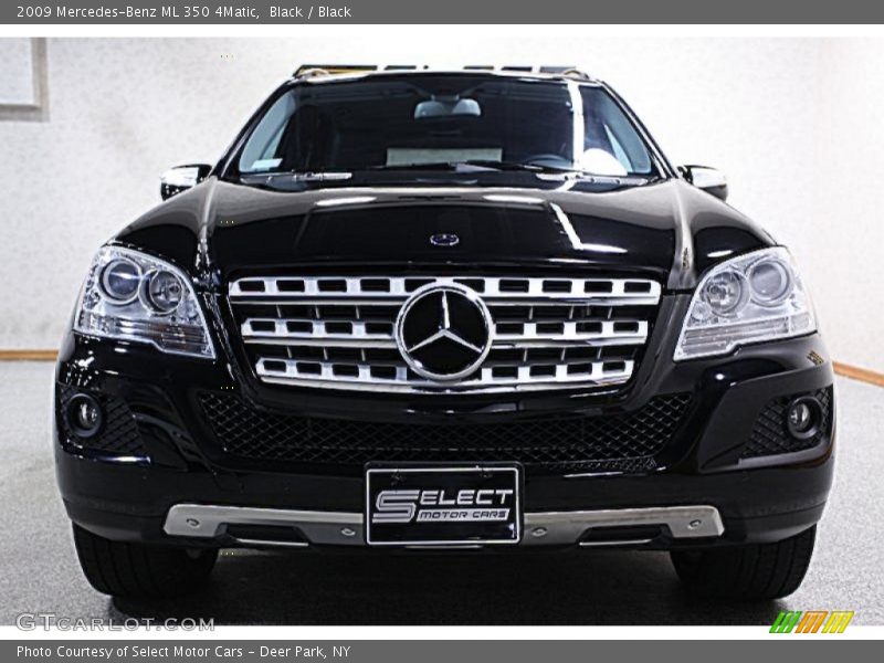 Black / Black 2009 Mercedes-Benz ML 350 4Matic