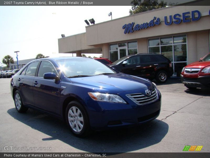 Blue Ribbon Metallic / Bisque 2007 Toyota Camry Hybrid
