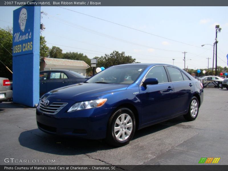 Blue Ribbon Metallic / Bisque 2007 Toyota Camry Hybrid