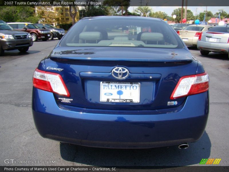 Blue Ribbon Metallic / Bisque 2007 Toyota Camry Hybrid