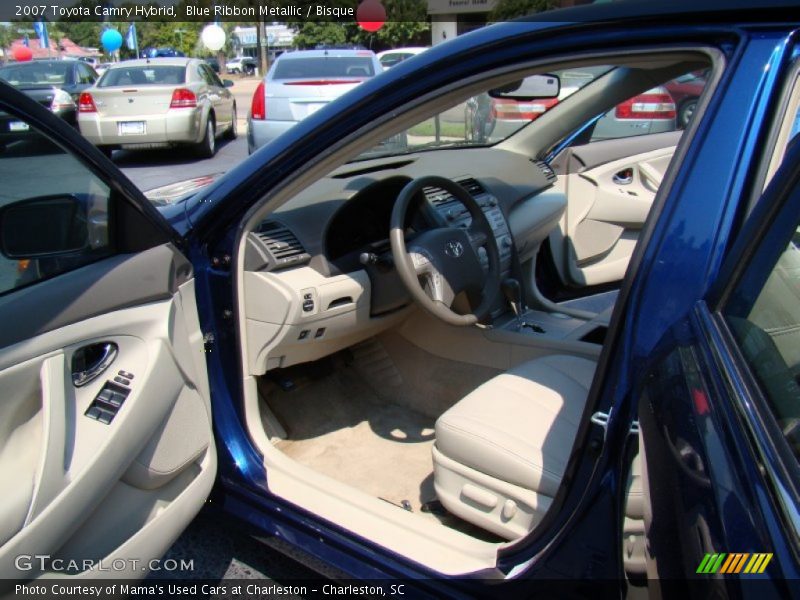 Blue Ribbon Metallic / Bisque 2007 Toyota Camry Hybrid