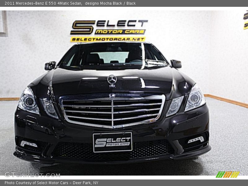 designo Mocha Black / Black 2011 Mercedes-Benz E 550 4Matic Sedan