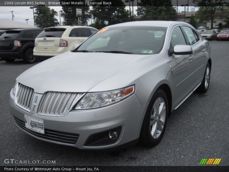 Brilliant Silver Metallic / Charcoal Black 2009 Lincoln MKS Sedan