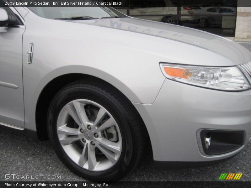 Brilliant Silver Metallic / Charcoal Black 2009 Lincoln MKS Sedan