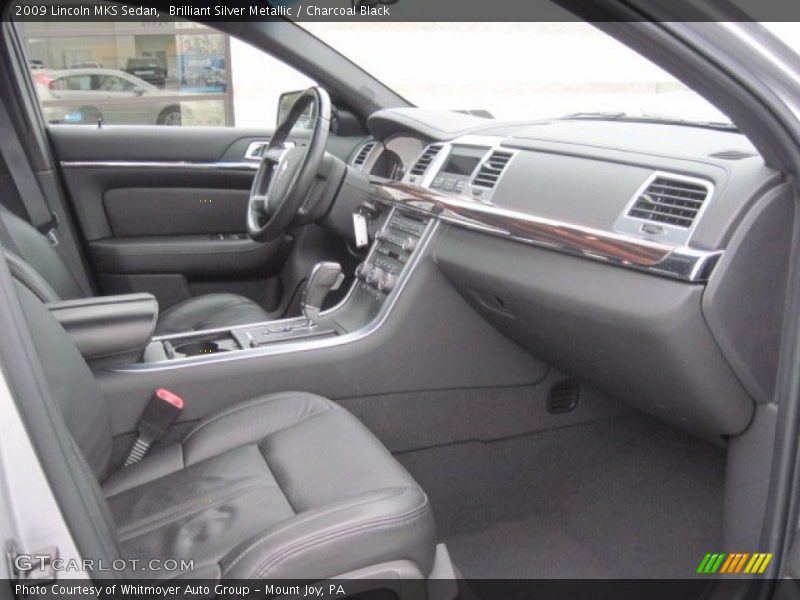 Brilliant Silver Metallic / Charcoal Black 2009 Lincoln MKS Sedan