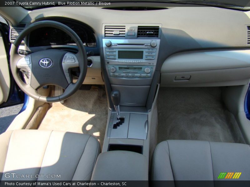 Blue Ribbon Metallic / Bisque 2007 Toyota Camry Hybrid