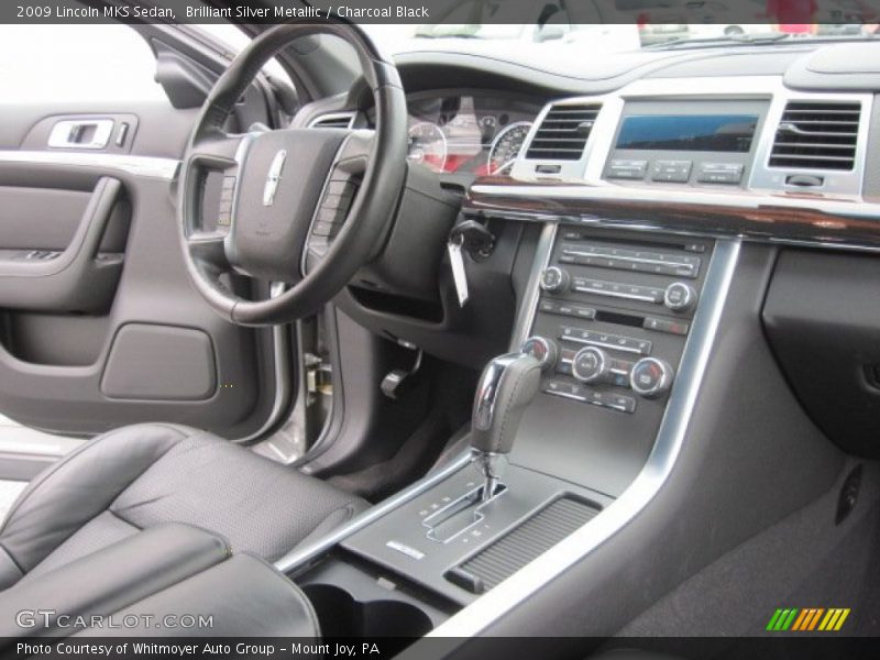 Brilliant Silver Metallic / Charcoal Black 2009 Lincoln MKS Sedan
