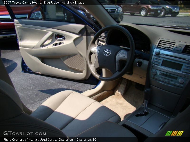 Blue Ribbon Metallic / Bisque 2007 Toyota Camry Hybrid