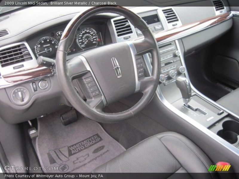 Brilliant Silver Metallic / Charcoal Black 2009 Lincoln MKS Sedan