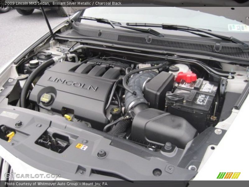 Brilliant Silver Metallic / Charcoal Black 2009 Lincoln MKS Sedan
