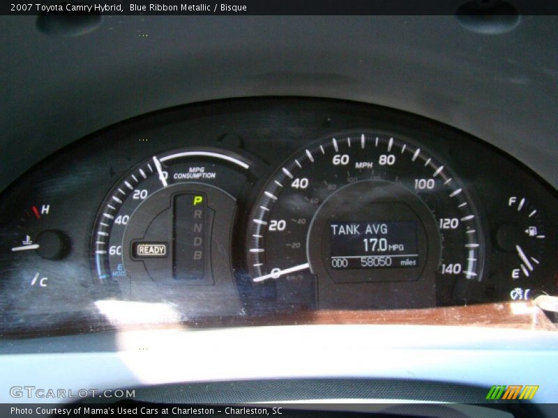 Blue Ribbon Metallic / Bisque 2007 Toyota Camry Hybrid