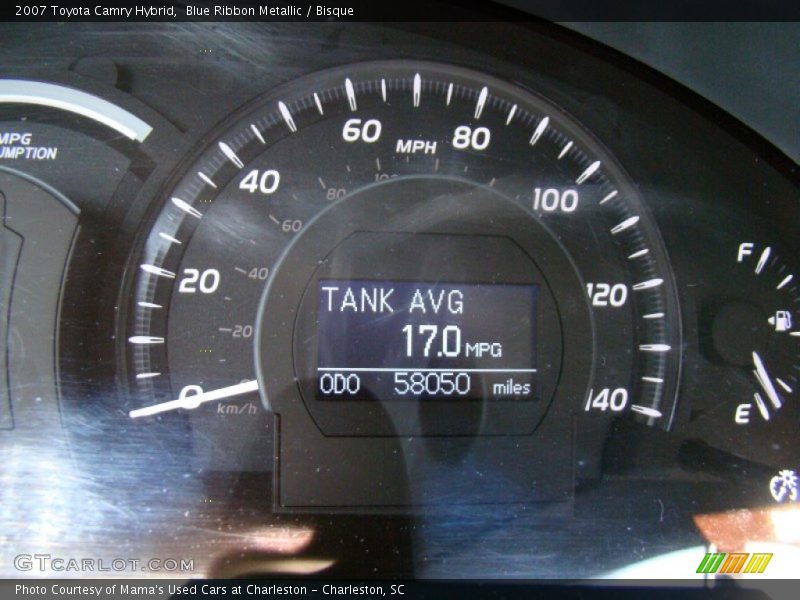 Blue Ribbon Metallic / Bisque 2007 Toyota Camry Hybrid
