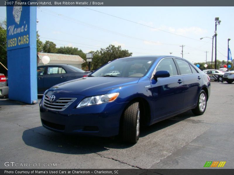 Blue Ribbon Metallic / Bisque 2007 Toyota Camry Hybrid