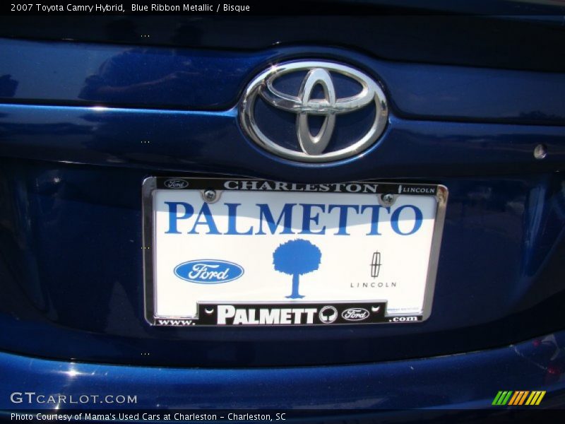 Blue Ribbon Metallic / Bisque 2007 Toyota Camry Hybrid