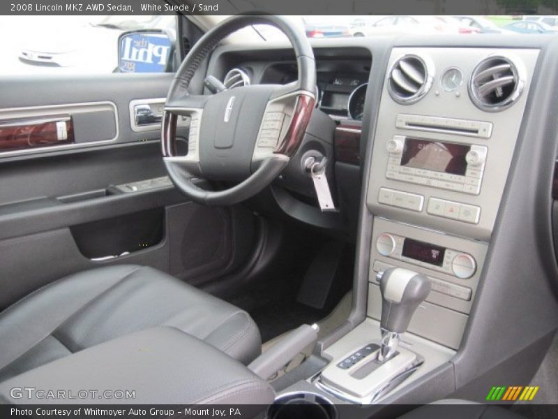 White Suede / Sand 2008 Lincoln MKZ AWD Sedan
