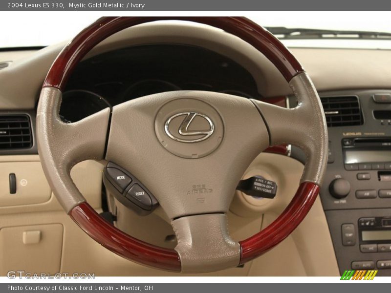 Mystic Gold Metallic / Ivory 2004 Lexus ES 330