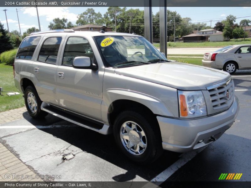 Quicksilver / Pewter Gray 2004 Cadillac Escalade AWD