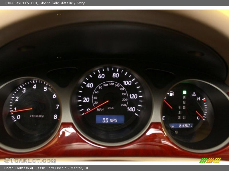 Mystic Gold Metallic / Ivory 2004 Lexus ES 330